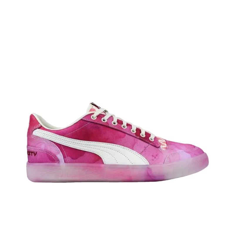 Veniceball x PUMA Anti-Slip Wear-Resistant Low-Top Skateboard Shoes Men's Purple Pink-1