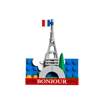 LEGO Eiffel Tower Anime / Games Fridge Magnets
