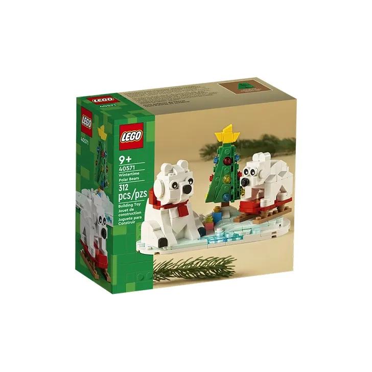 LEGO Limited Collection Winter Polar Bear Building Blocks 312pcs 40571-1