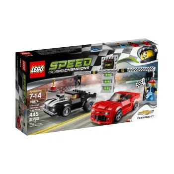 LEGO Super Racing Collection Chevrolet Camaro Drag Race Building Blocks 445pcs 75874