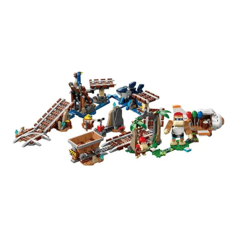 LEGO Super Mario Didi King Kong's Mining Cart Cycling Expansion Set Building Blocks 1157pcs 71425-3