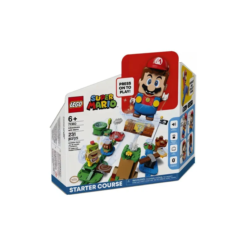 LEGO Super Mario Collection Mario Mario Adventure Starter Set Building Blocks 231pcs 71360-3