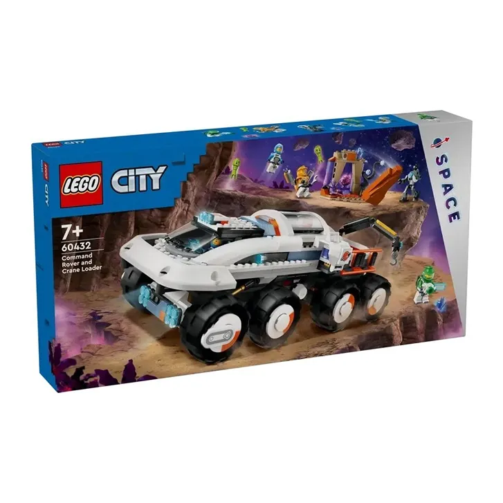LEGO Command Rover And Crane Loader Building Blocks 60432-2