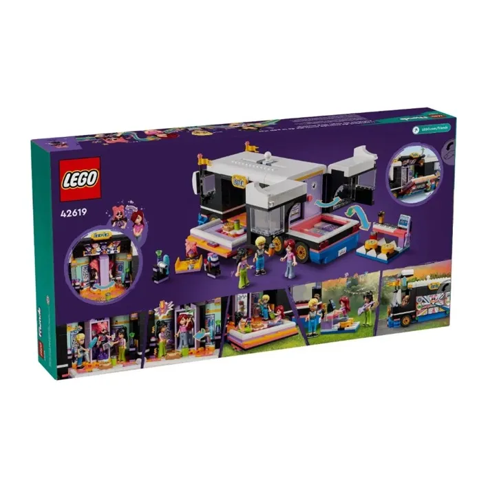 LEGO Good Friend Collection Songstar Tour Bus Building Blocks 845pcs 42619-2