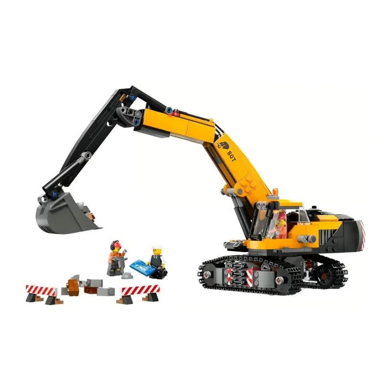 LEGO Yellow Construction Excavator Building Blocks 60420-1