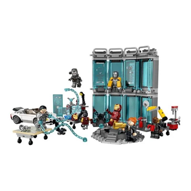 LEGO Super Hero Collection Marvel, Iron Man's Lab Building Blocks 496 76216-1