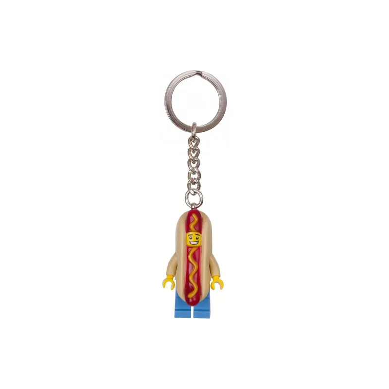 LEGO Classic Collection Hot Dog Vendor Minifigure Pendant Keychain Building Blocks 0 300pcs 853571-0