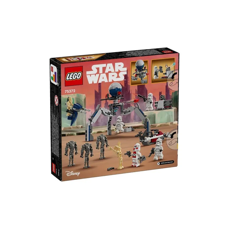 LEGO Star Wars Collection Clone Soldier And Fighter Robot Battle Set Building Blocks 215pcs 75372-2