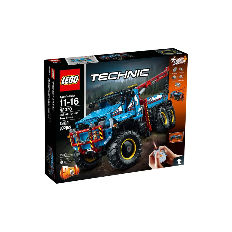 LEGO Technology Mechanical Set 6X6 All Terrain Truck Building Blocks 1001 2000pcs 42070-2
