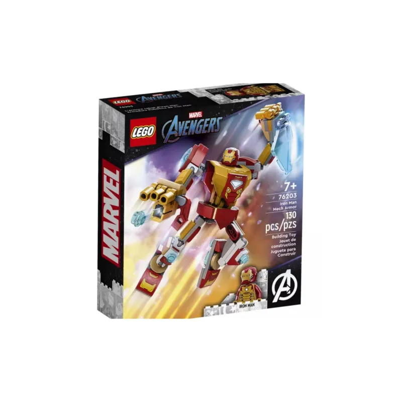 LEGO MARVEL Iron Man Mecha Building Blocks 130 Pcs 76203-3
