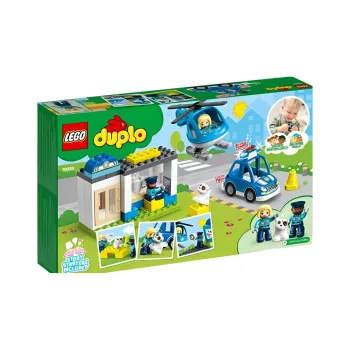 LEGO Collection Police Station And Police Helicopter Building Blocks 0 300 10959