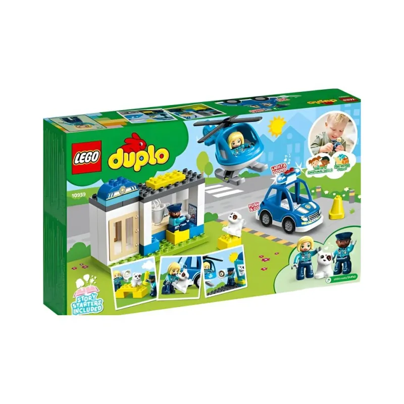 LEGO Collection Police Station And Police Helicopter Building Blocks 0 300 10959-0