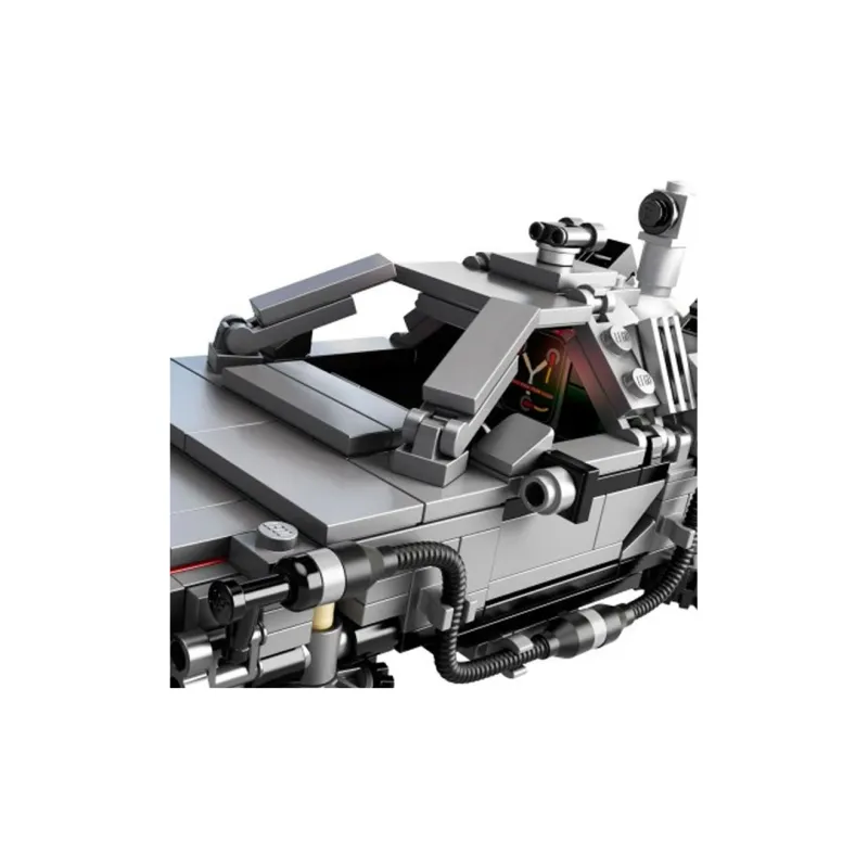 LEGO Time Space Car Time Machine Made Return To Future Collection Building Blocks 401 Pcs/pzs 21103-4