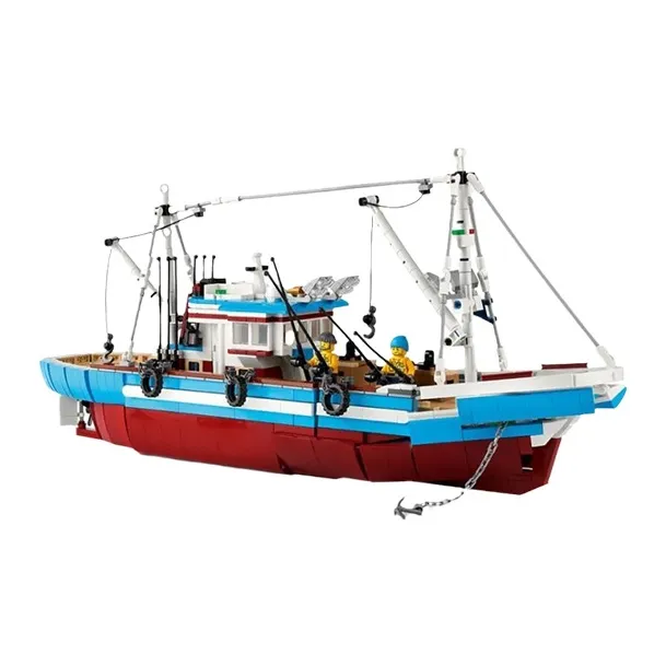 LEGO Bricklink Large Fishing Boat Building Blocks 1609pcs 910010-1