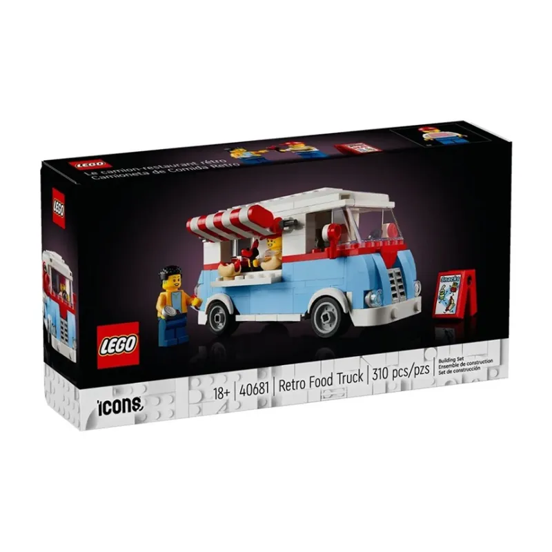 LEGO Icons Vintage Hot Dog Cart Building Blocks 310pcs 40681-0
