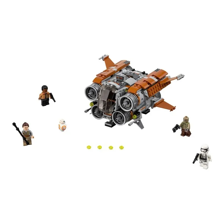 LEGO Star Wars Collection Star Wars Characters Jaaku Quad Jumping Spaceship Building Blocks 300 600 Pcs 75178-1