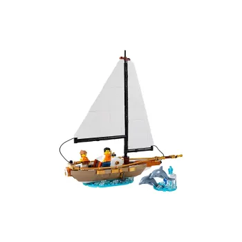 LEGO Classic Collection Summer Heartfelt Sailboat Building Blocks 330pcs 40487