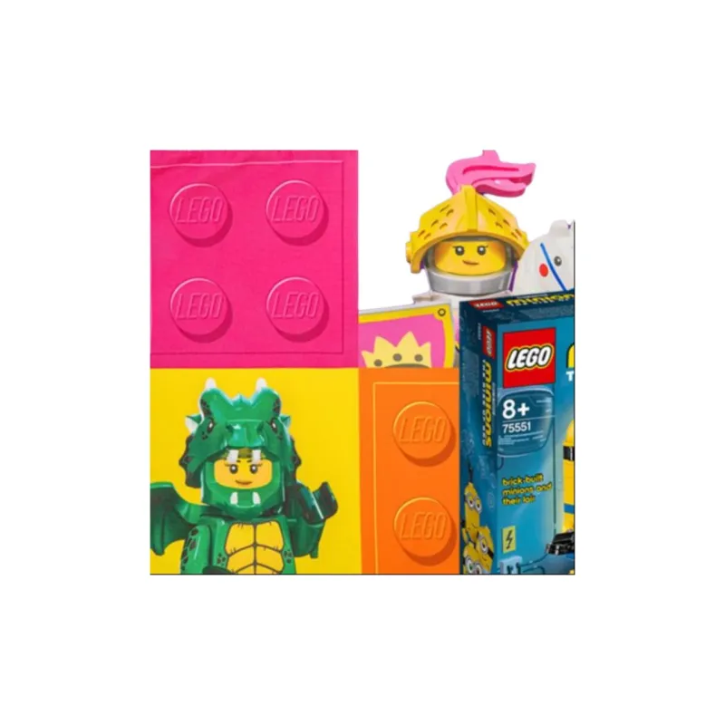 LEGO Minions Collection Playful Minions & Handbag Set Building Blocks 0 300 75551+102894-3