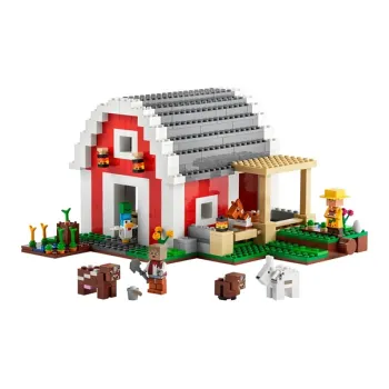 LEGO Overworld Minecraft Collection, Red Barn Building Blocks 799 Pcs/pzs 21187
