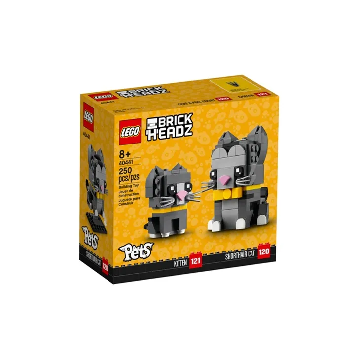 LEGO Brickheadz Short Haired Cat Building Blocks 250 40441-1