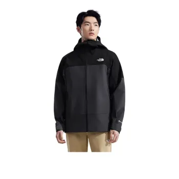 THE NORTH FACE SS25 Water Resistant Windproof Breathable Rainproof Windbreaker Jacket Men's Dark Gray/Cosmic Black
