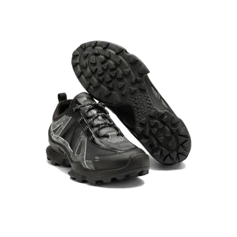 Natacha x Ecco BIOM C-TRAIL Trail Low-Top Trekking Shoes Men's Black Gray-2
