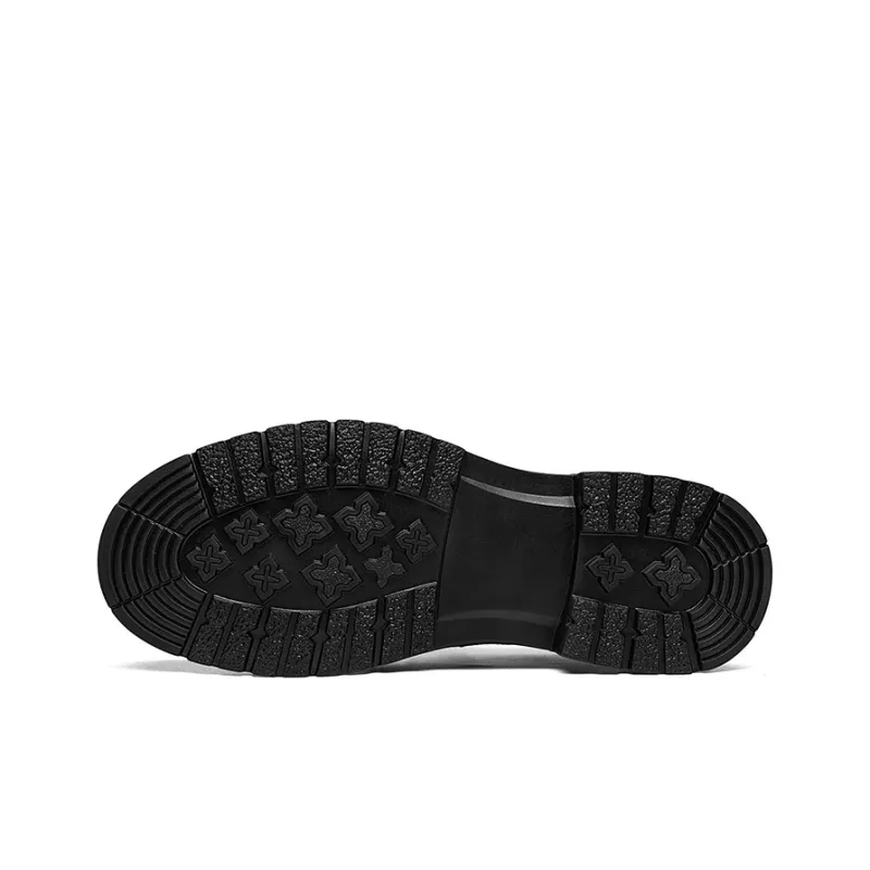 CARTELO Commute Round Tip Work Boots Casual Shoes Men's-3