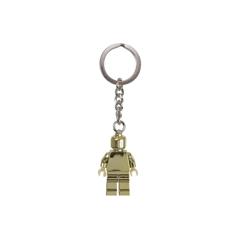 LEGO Gold Minifigure Key Chain Building Blocks 850807-1