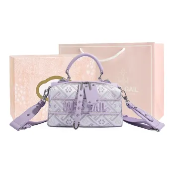 MISS GAIL Synthetic Leather One Shoulder Handbags Women's Purple
