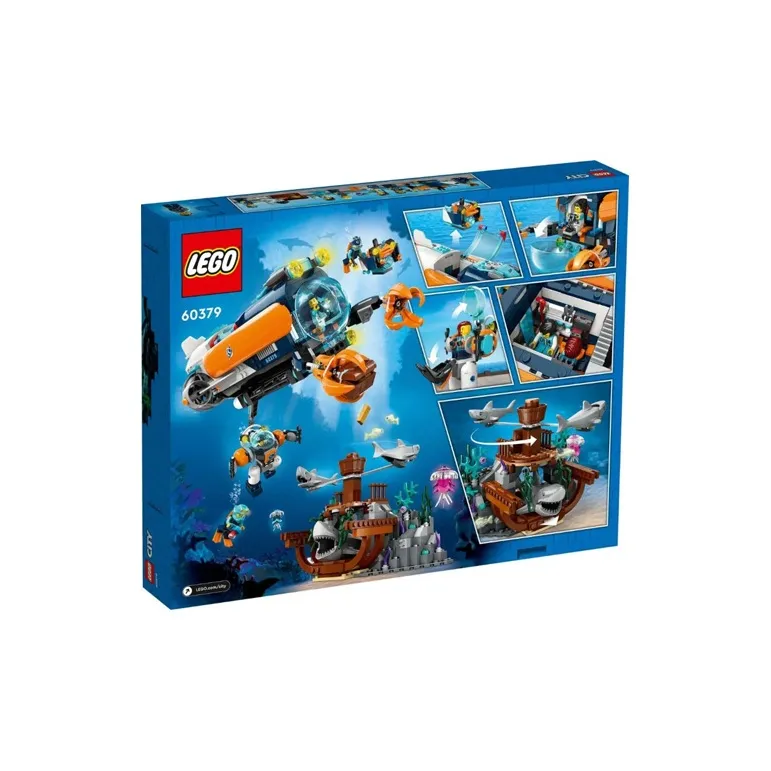 LEGO City Collection Deep Sea Exploration Submarine Building Blocks 842pcs 60379-1