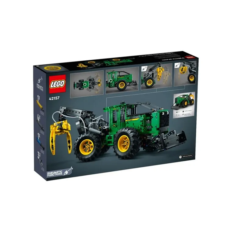 LEGO Technology Mechanical Set John Deere 948L II Timber Harvester Tractor Building Blocks 1495pcs 42157-1