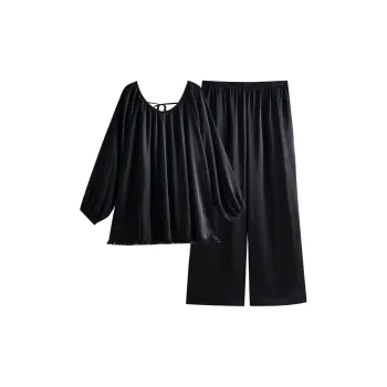 Same Language Pajama Set Women's Deep Black