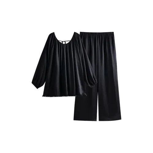 Same Language Pajama Set Women's Deep Black