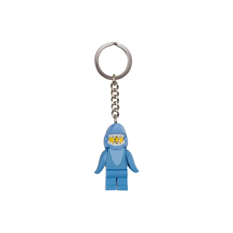 LEGO Shark Suit Guy Key Chain Building Blocks 853666-1