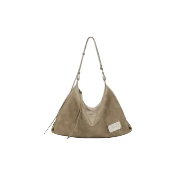 MCMIKO Artificial Leather Shoulder Bag Crossbody Bag Regular Unisex Camel
