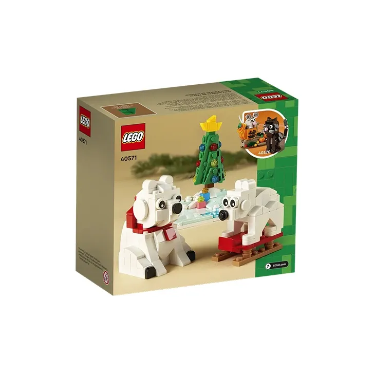 LEGO Limited Collection Winter Polar Bear Building Blocks 312pcs 40571-2