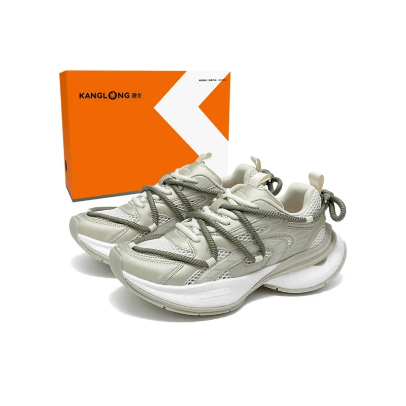 KANGLONG Cushioning, Slip Resistant, Abrasion Resistant, Breathable, Balance, Height Increasing Chunky Sneakers Men's-8