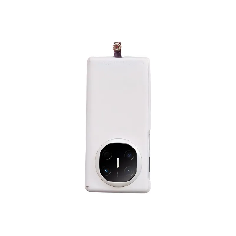Defense Leather Material Pendant Impact Resistant Phone Cases Compatible With Huawei Mate X6/Collectible Solid Color-1