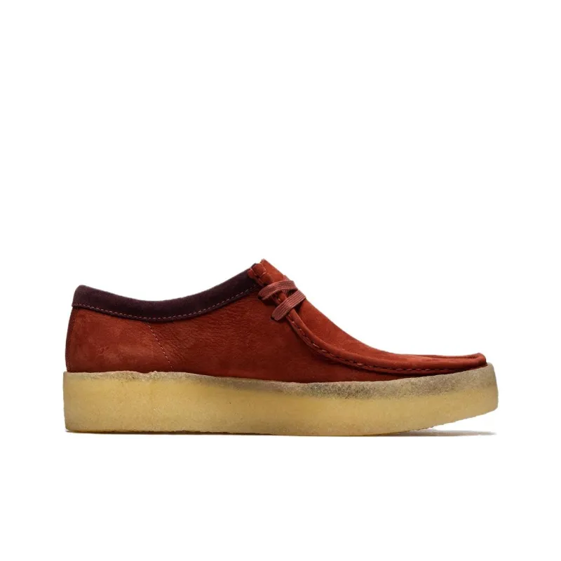 Clarks Originals WALLABEE Low Top Casual Shoes Men's Red-1