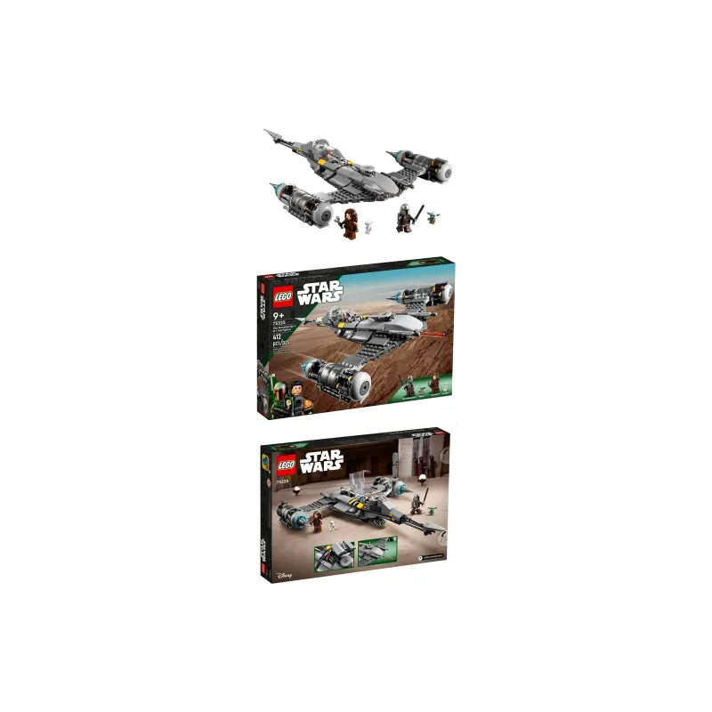 LEGO Star Wars Collection Star Wars Characters Mandalorian N 1 Xingji Speeder Building Blocks 412 75325-2
