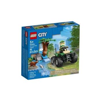 LEGO City Collection All Terrain Vehicle And Otter Habitat Building Blocks 90pcs 60394