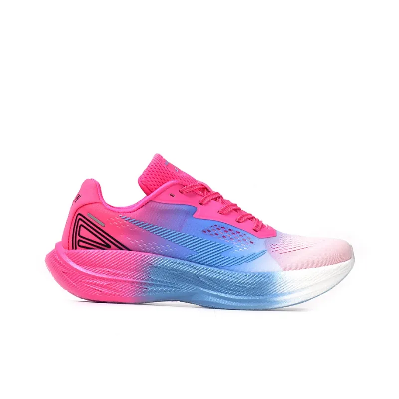 Against the grain Running Shoes Unisex Low Top Cerulean Pink-1