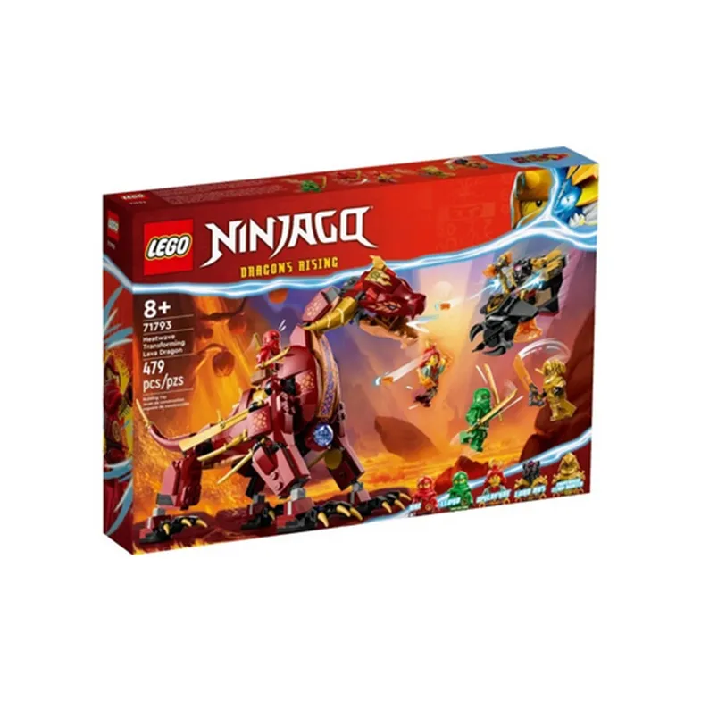LEGO Ninjago Heatwave Transforming Lava Raptors Building Blocks 479pcs 71793-2