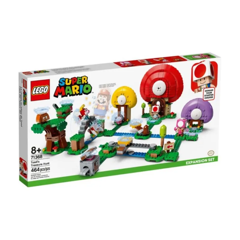 LEGO Super Mario Toad Treasure Hunt Expansion Levels Building Blocks 301 600pcs 71368-2