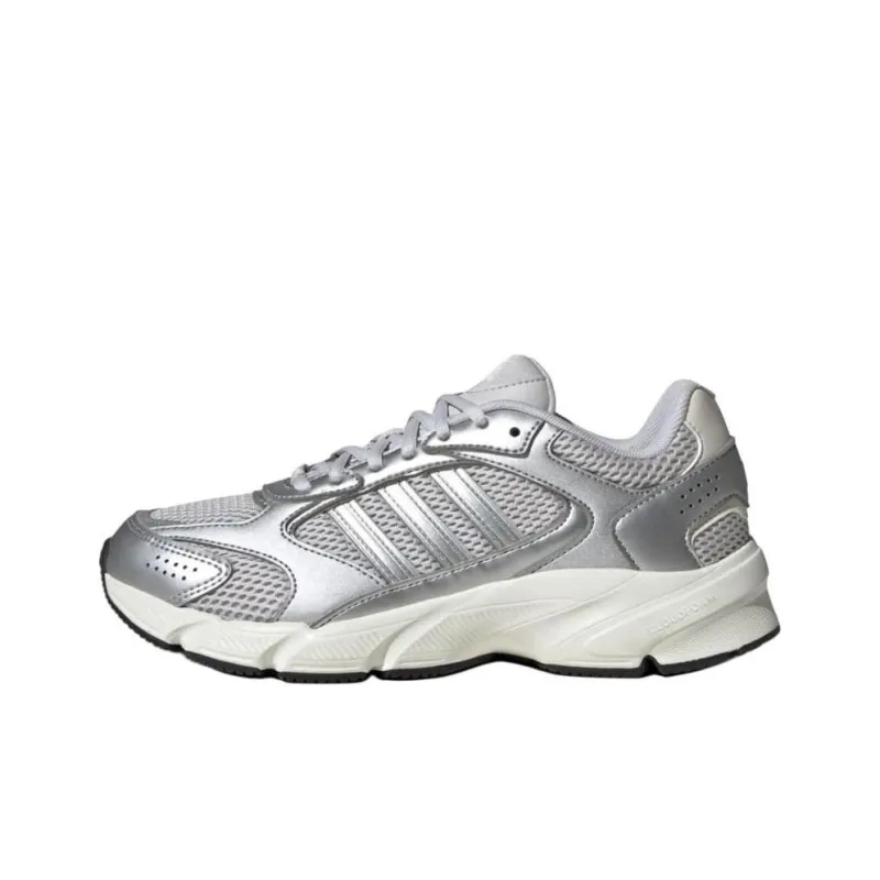 Adidas CRAZYCHAOS 2000 Anti Slip Wear Resistant Low Top Casual Shoes Women's Silver Gray-0