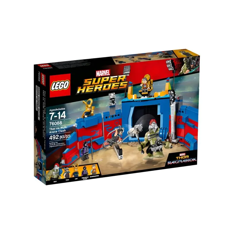 LEGO Super Hero Collection Thor Marvel Thor Battles Hulk Building Blocks 301 600pcs 76088-1
