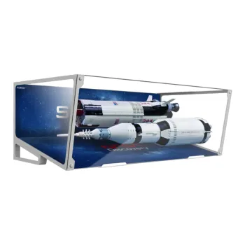 LEGO IDEAS Apollo Rocket Saturn V & Space Collection Display Case Version B Building Blocks 92176 B