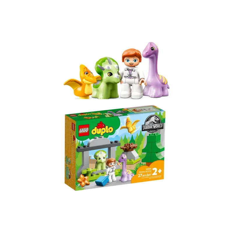 LEGO Jurassic World Collection, Dinosaur Daycare Building Blocks 27 Pcs/pzs 10938-2