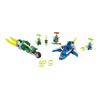 LEGO Phantom Ninja Collection Jay And Lloyd, Speed Racer, Ninjago Building Blocks 301 600 71709