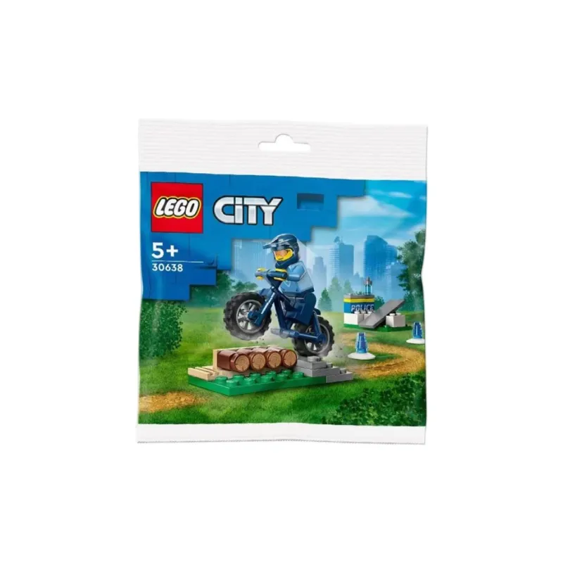 LEGO City Collection Police Cycling Training Puzzle Building Blocks 94pcs 30638-1